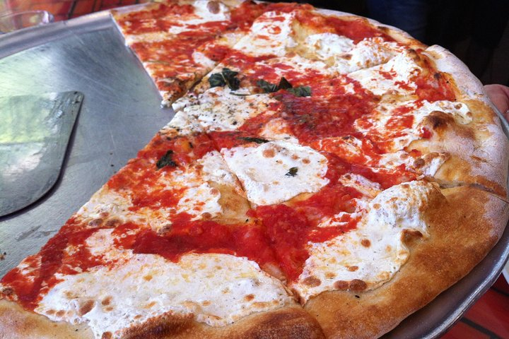 Neapolitan-style pizza at Grimaldi's
